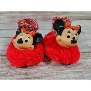 Disney Mickey Mouse Club Minnie Mouse Slippers